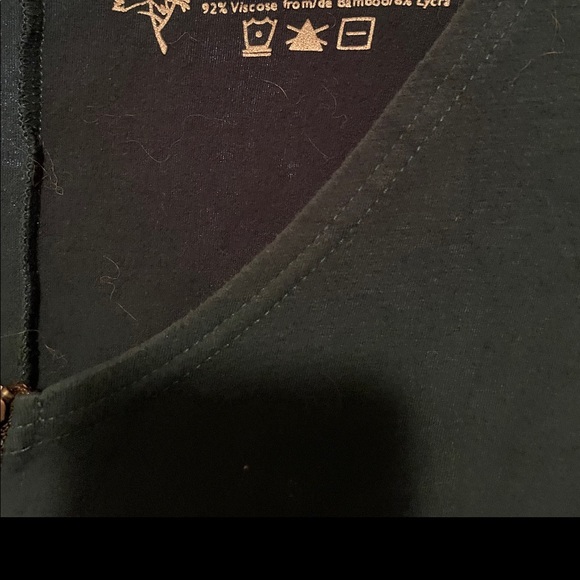 Bamboo tunic with asymmetrical zipper. Size L - Picture 3 of 3